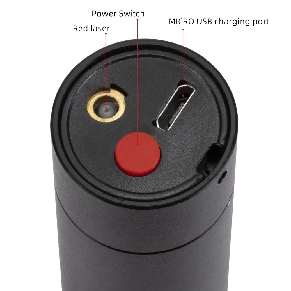 Linterna UV con láser rojo para detección fluorescente - imagen 3