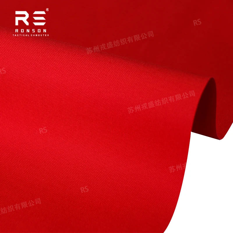 Tela Cordura táctica en color rojo con recubrimiento PU impermeable - imagen 2