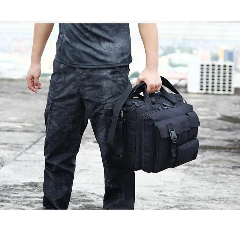 Bolsa táctica de hombro grande nailon para portátil campamento - imagen 5