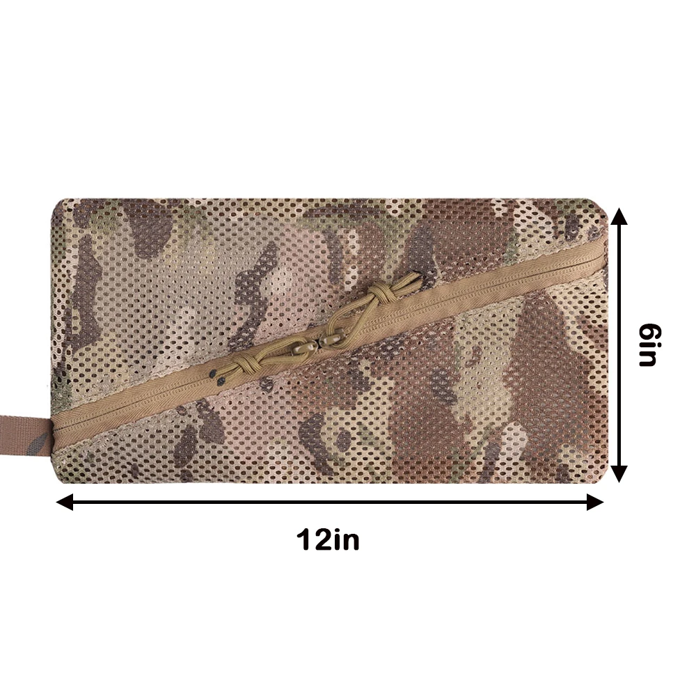 Bolsa táctica EDC de malla vista frontal