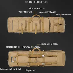 Mochila táctica de nailon multiusos para pesca y caza