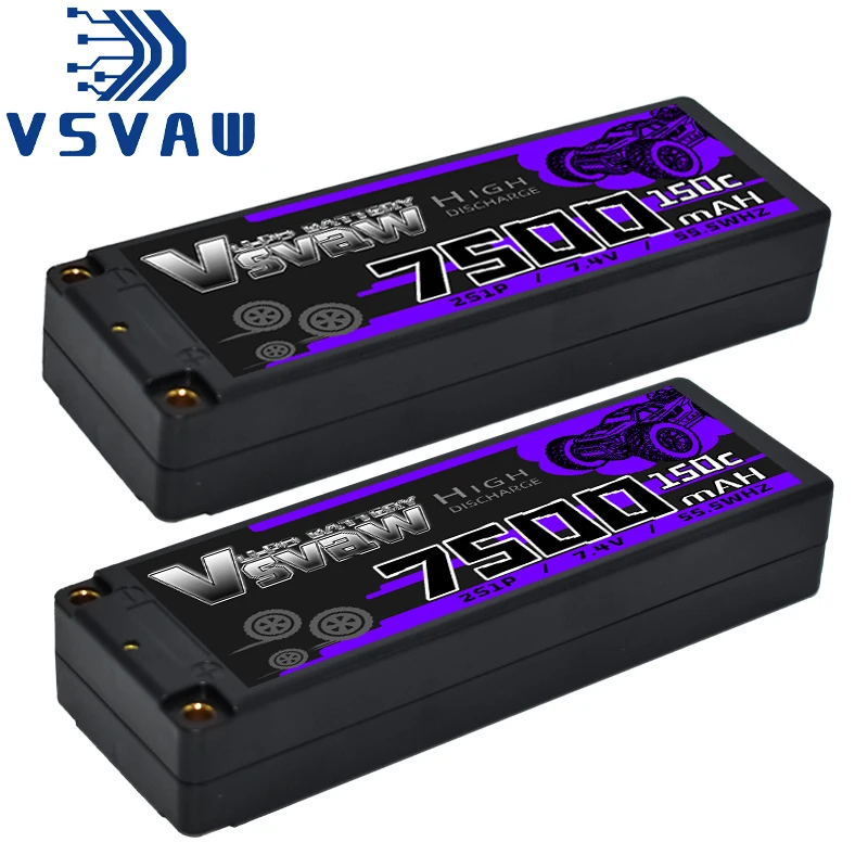 Batería LiPo 2S con carcasa rígida para RC