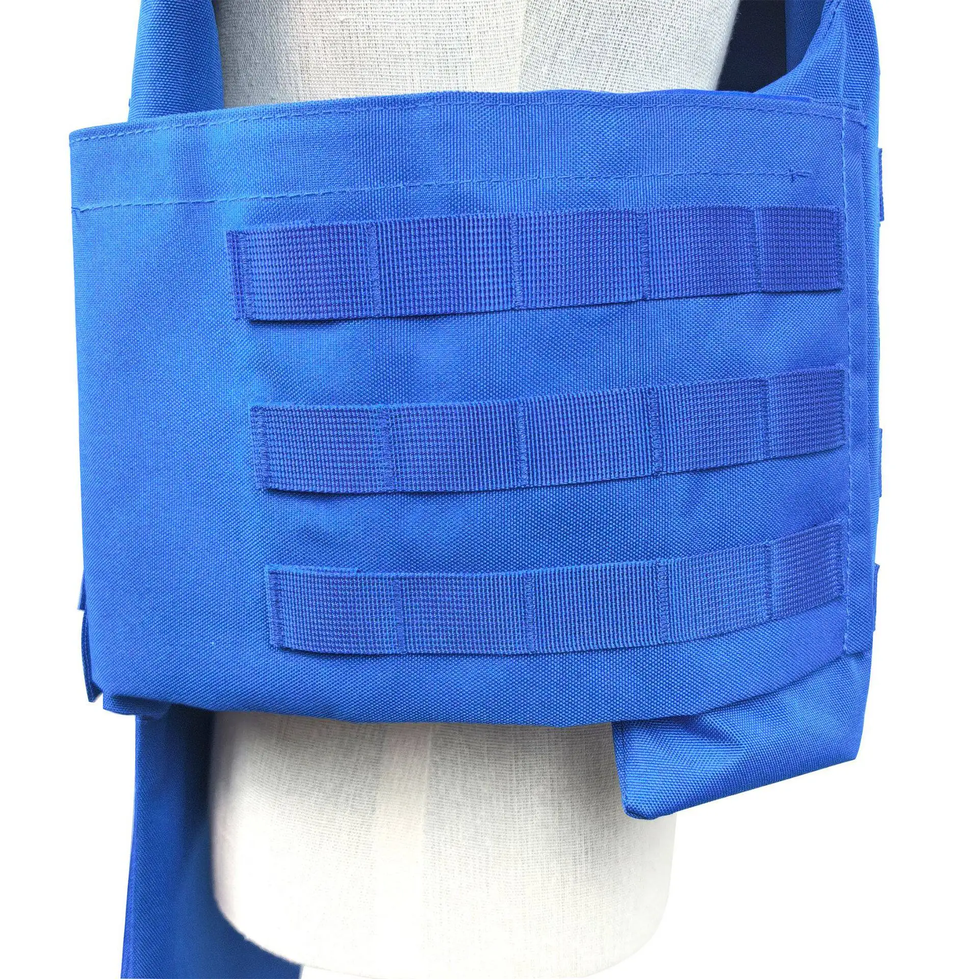 Chaleco antibalas NIJ IIIA con cinta azul, protección integral - imagen 3