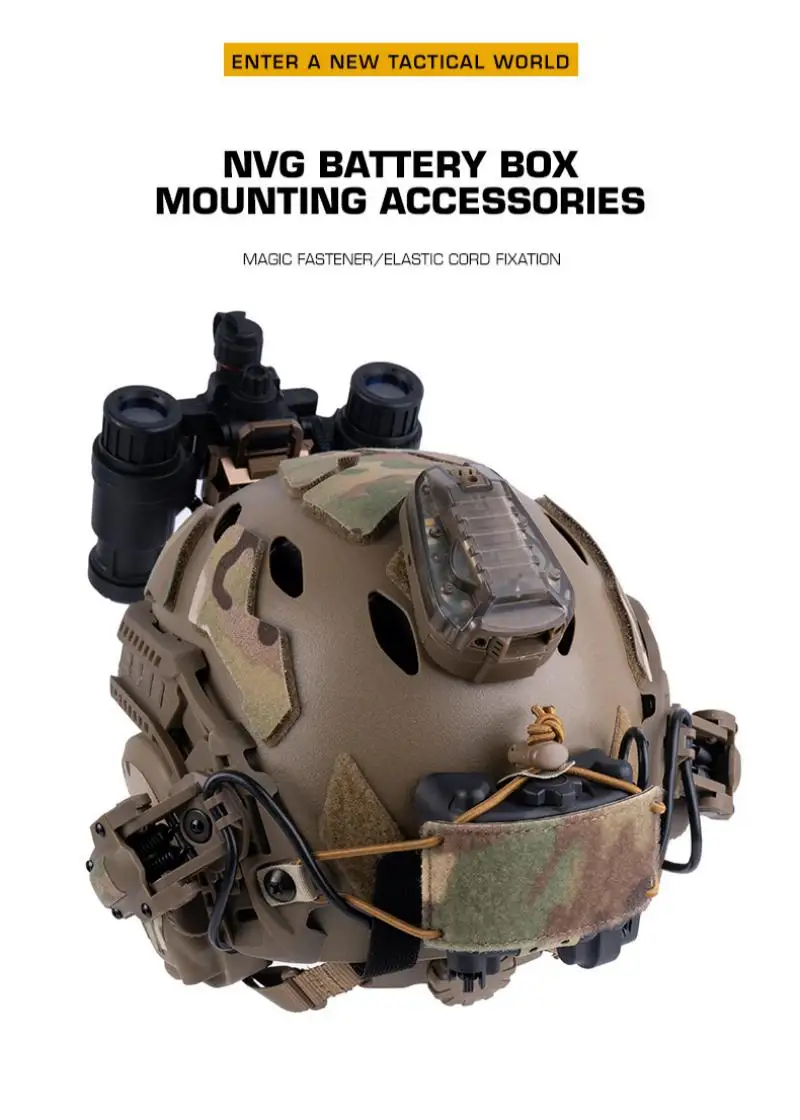 Accesorios de montaje para casco NVG