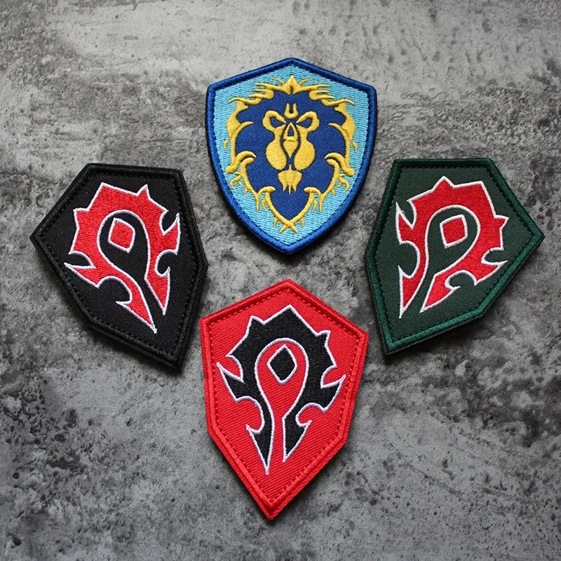 Parche tribal World of Warcraft – Brazalete táctico velcro León