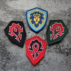 Parche tribal World of Warcraft – Brazalete táctico velcro León