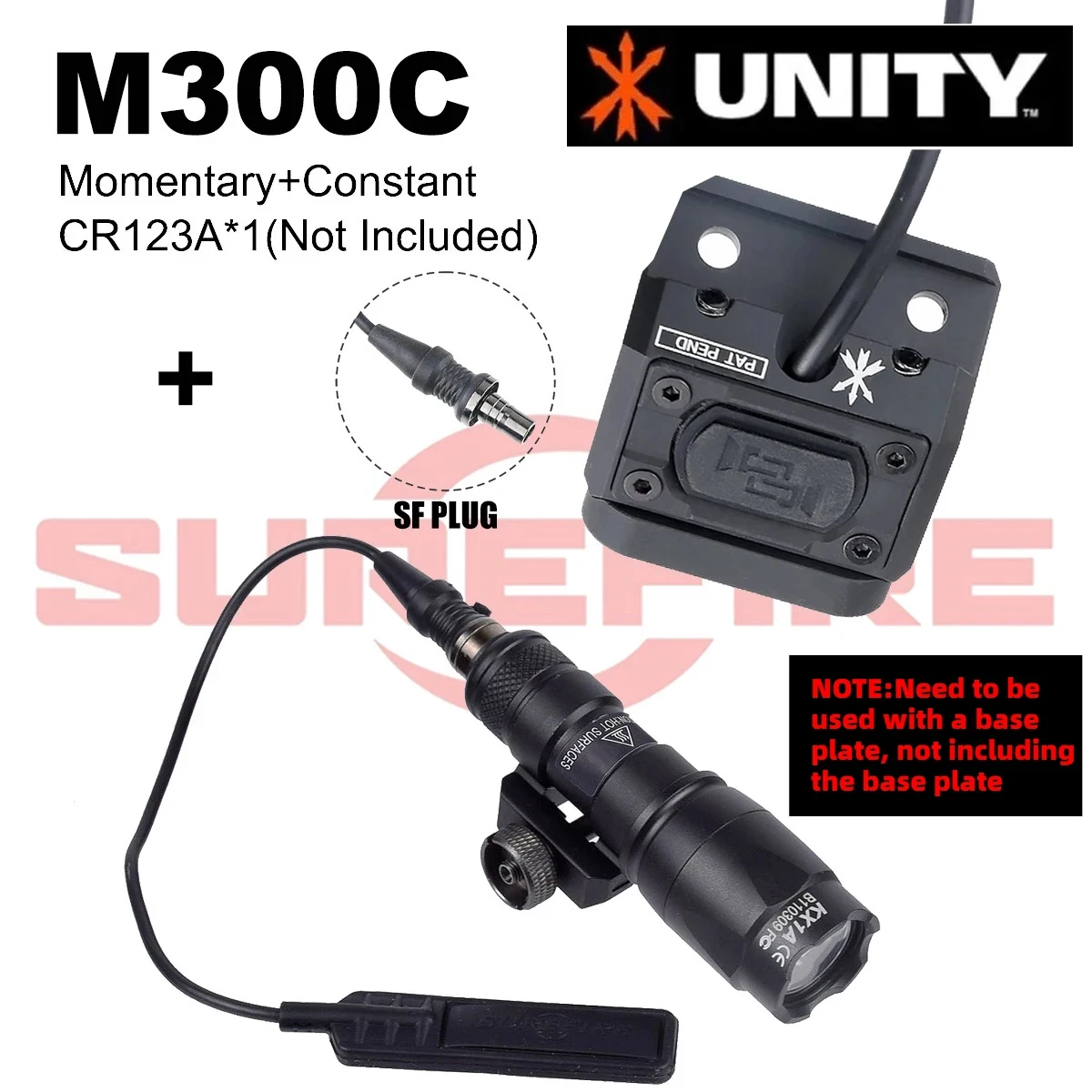 SureFire M600/M300 interruptor linterna táctica de modo rápido - imagen 2