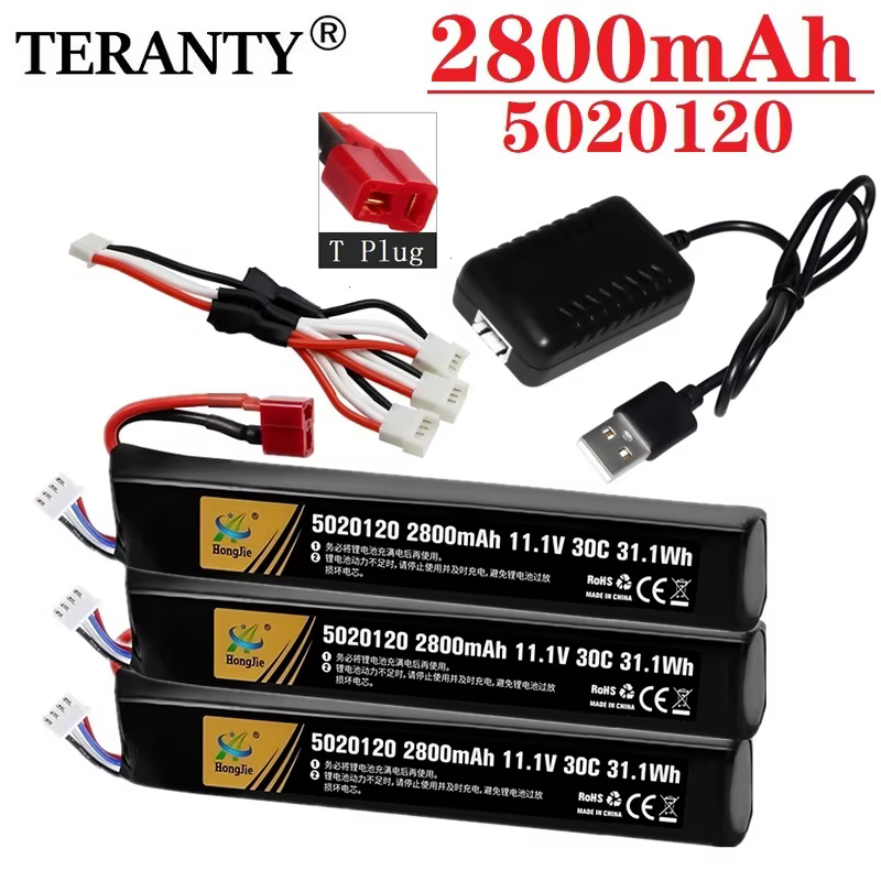 Batería LiPo 3S 11.1V 2800mAh 30C para airsoft - imagen 4