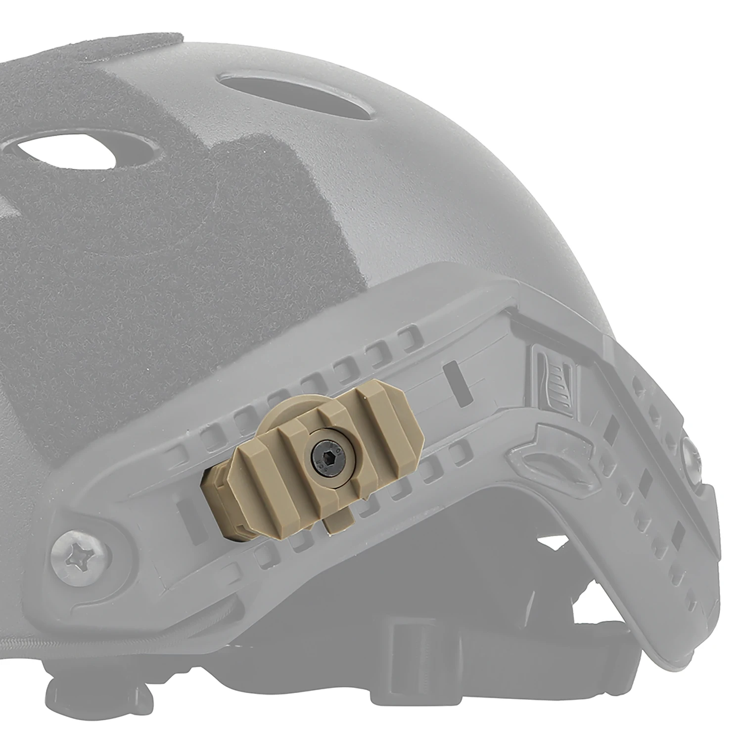 ARC Adaptador Picatinny giratorio 360° para linterna de casco - imagen 2