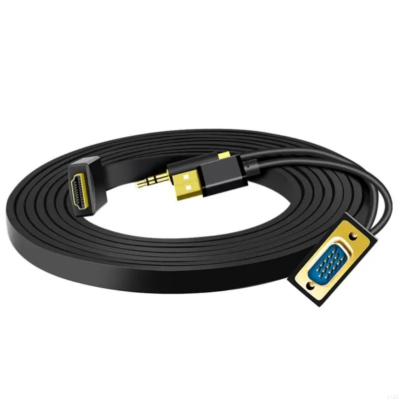 Conexión HDTV a VGA para ampliar pantalla