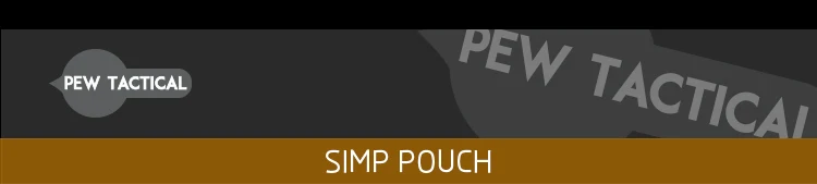 Bolsa táctica SIMP vista frontal con compartimento principal visible