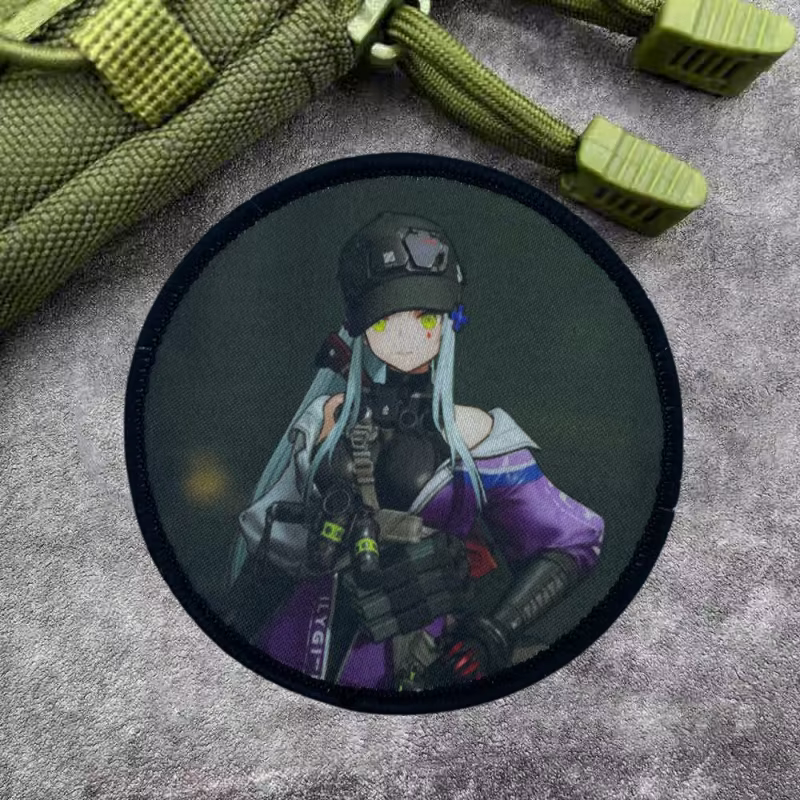 Parche táctico de moral 1ª línea para niña sombrero y mochila - imagen 4