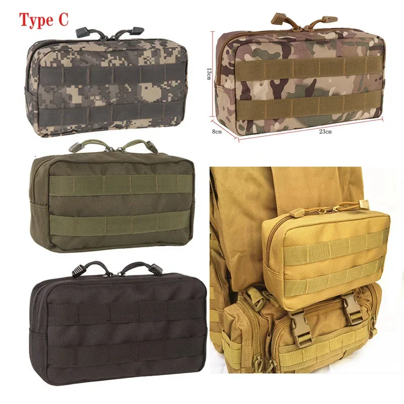 Bolsa táctica MOLLE almacenamiento munición EDC – Airsoft caza - imagen 3