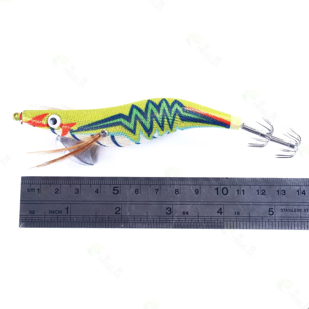Señuelo duro luminoso camarón para pesca de calamar - imagen 2