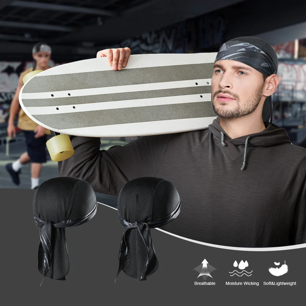 Gorro deportivo de ciclismo GUMAO en uso