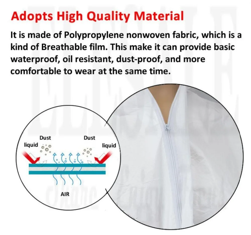 Mono de trabajo transpirable antichispas impermeable agua y aceite - imagen 3