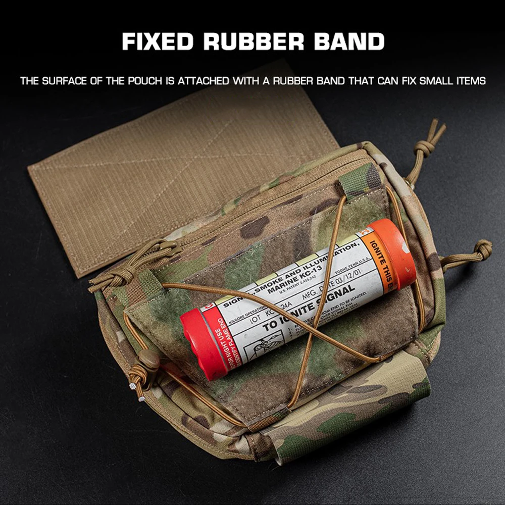 Chaleco táctico subabdominal con bolsa rápida para Airsoft y Paintball - imagen 3