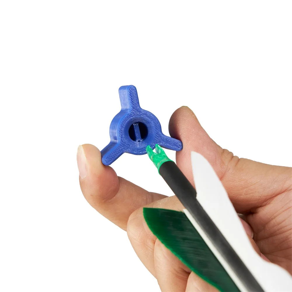 Ajustador de nock universal para flechas de arco recurvo y compuesto - imagen 4