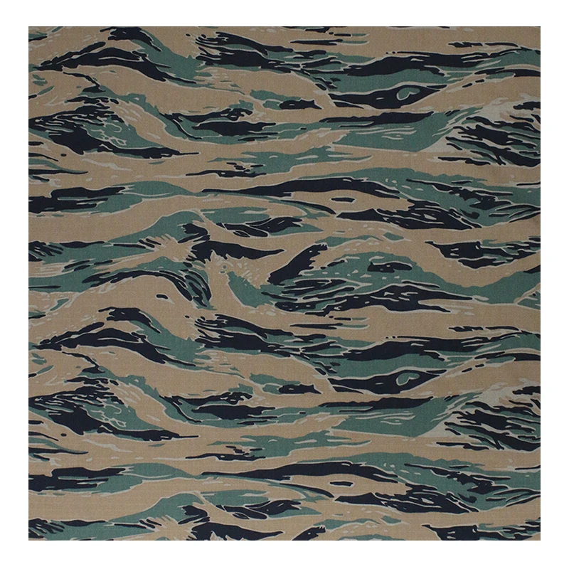 Tela ripstop NYCO MARPAT Tiger Stripe táctica para uniformes - imagen 4