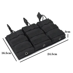 Bolsa táctica para cargadores de nailon resistente multicargador airsoft