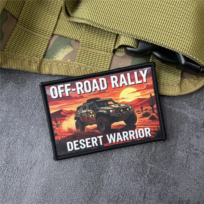 Parche táctico bordado con velcro insignia de moral para ropa - imagen 3