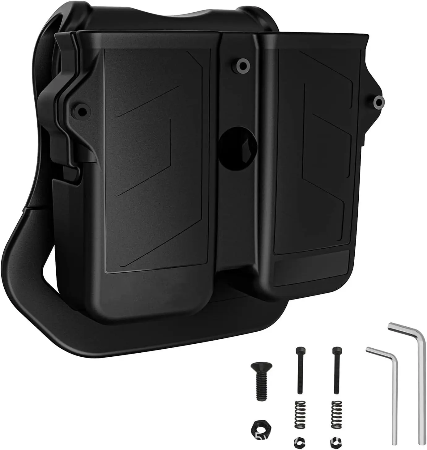 Portacargador Doble Ajustable para Cargadores de Pistola