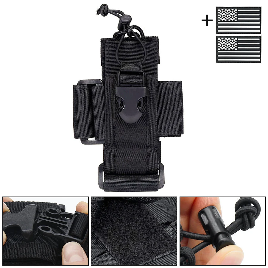 Bolsa táctica para walkie talkie con sistema MOLLE - imagen 5