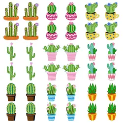 Parche termoadhesivo bordado desierto occidental aloe vera cactus flor