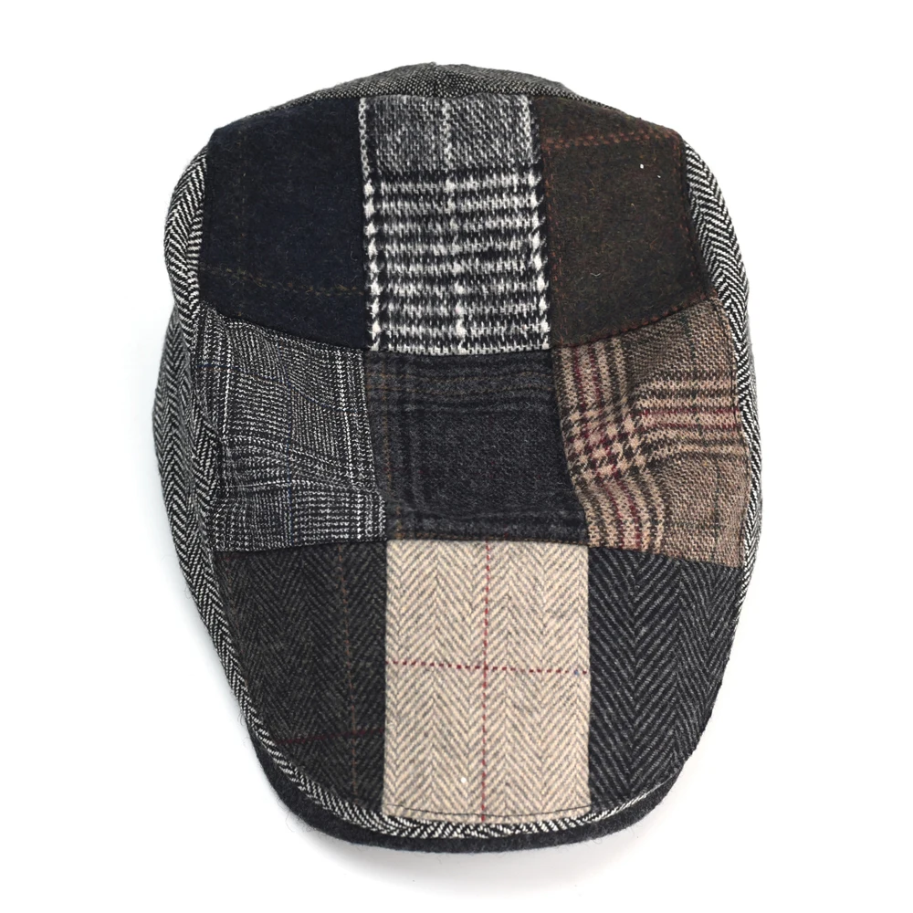 Boina retro outdoor de retales espiga vintage para mujer - imagen 4