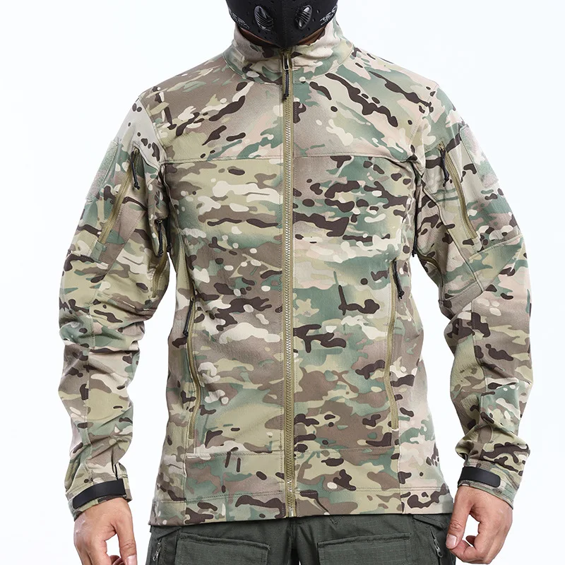 Chaqueta táctica Tom Light Cavalry – exterior otoño-primavera naranja - imagen 3