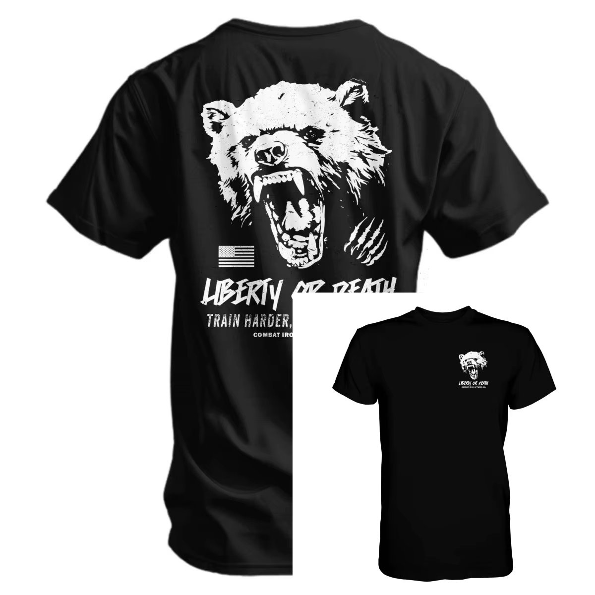 Liberty or Death Camiseta táctica hombre Fight Like Hell - imagen 2