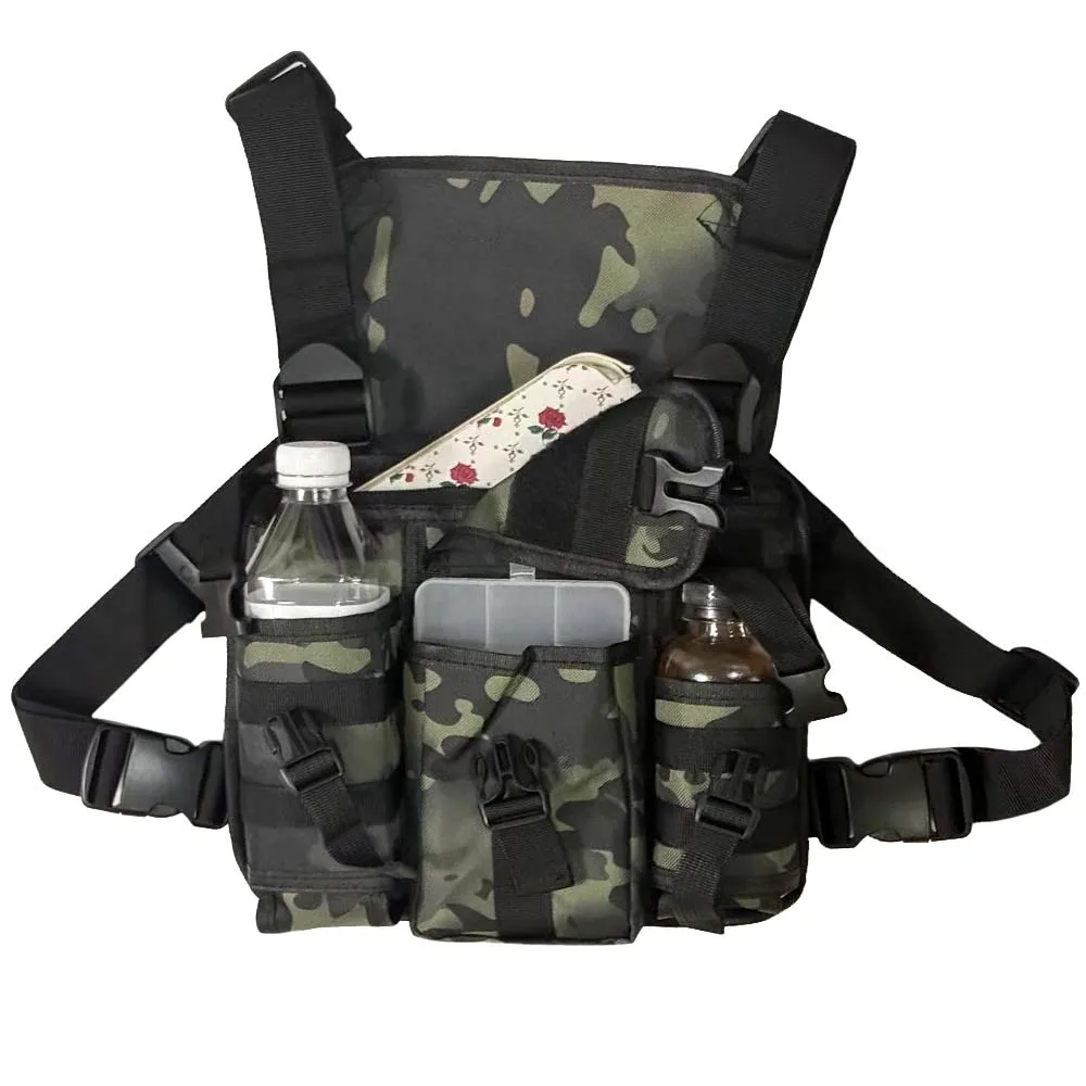 Bolsa táctica multibolsillos bandolera cruzada para herramientas - imagen 2