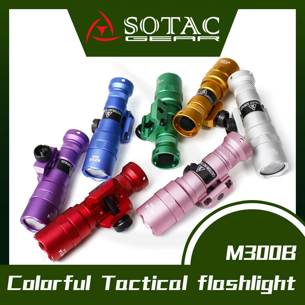 SOTAC Linterna táctica LED compacta CNC de aluminio M300B - imagen 4