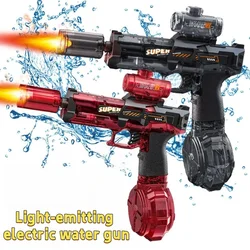 Pistola de agua eléctrica LED automática con sensor lumínico