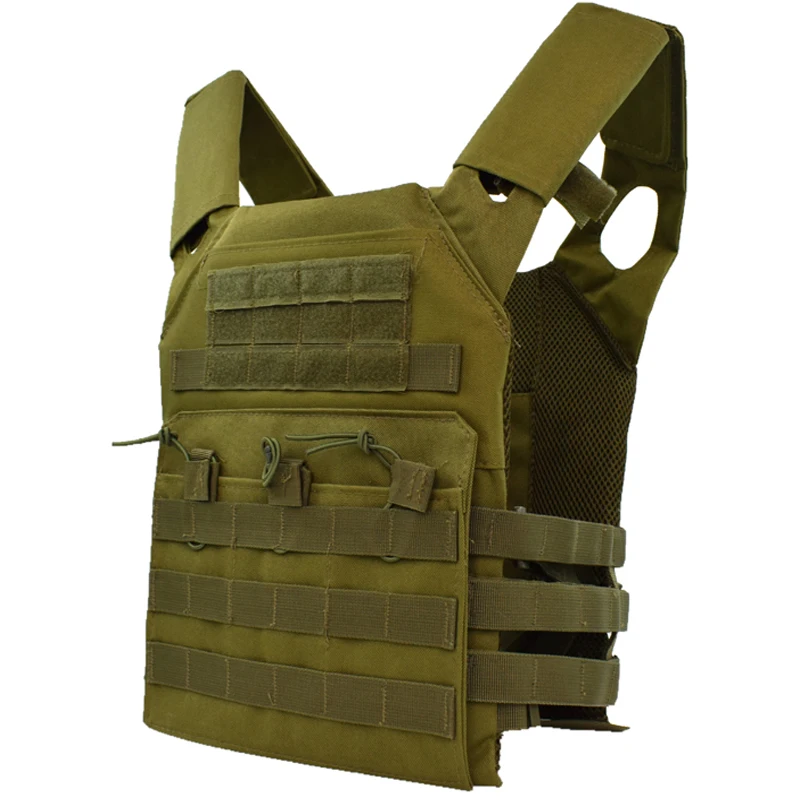 Chaleco táctico MOLLE portaplacas - Protección multifunción airsoft paintball