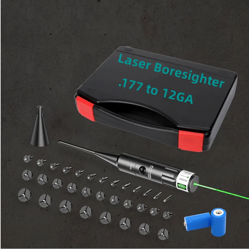 Kit de mira láser verde con colimador de orificio rojo - imagen 5