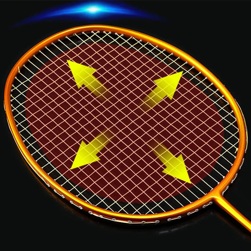 Raqueta bádminton fibra de carbono ligera con protector adhesivo - imagen 5