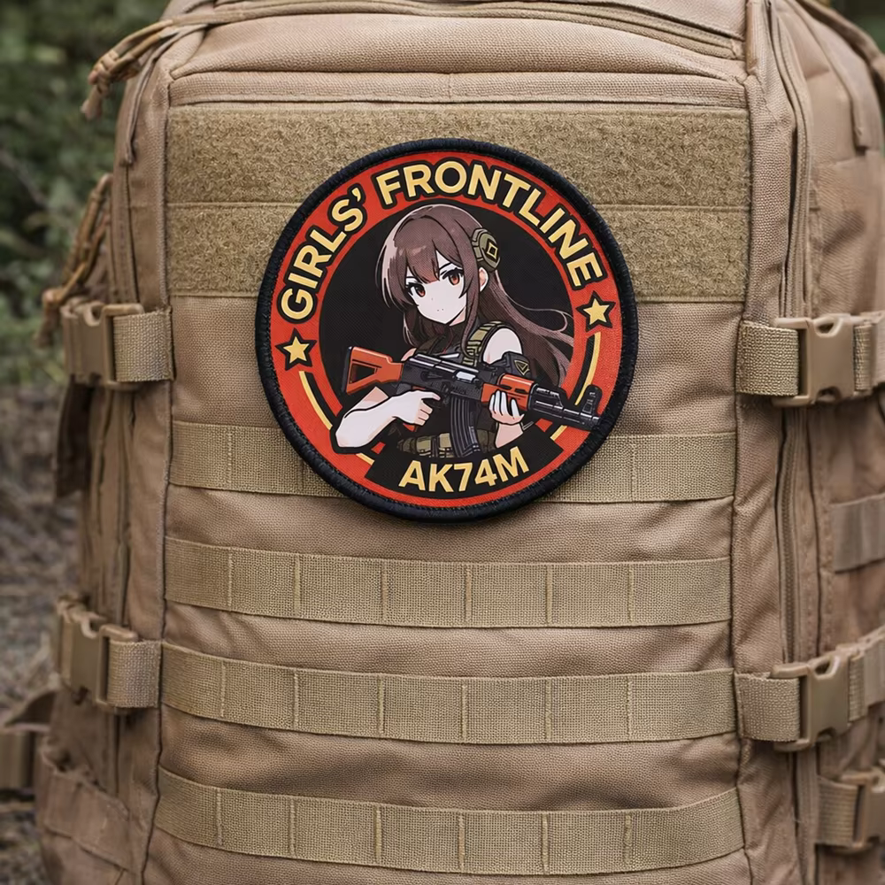 Parche táctico Girls' Frontline animado AK74M HK416 DIY ropa bolsos - imagen 2