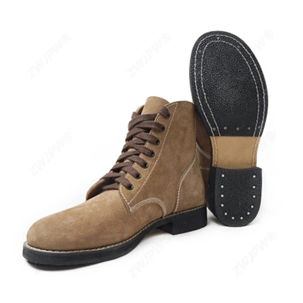 Bota vintage de corte corto estilo M1943