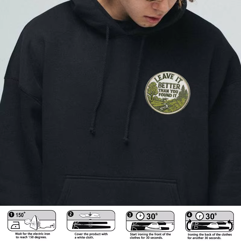 Parche bordado termoadhesivo forestal: deja el lugar mejor para gorras - imagen 5