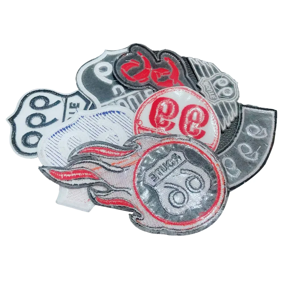 Parche bordado Route 66 termoaplicable cosido para chaquetas - imagen 5