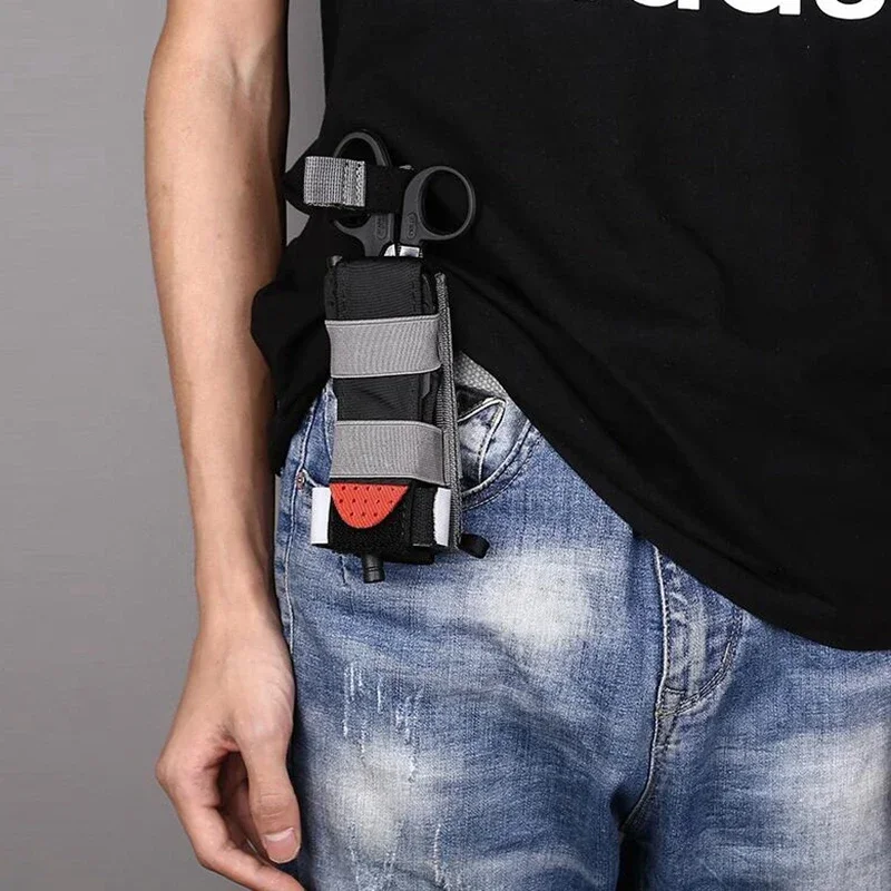 Botiquín táctico IFAK Molle con torniquete, tijeras médicas y bolsa - imagen 4