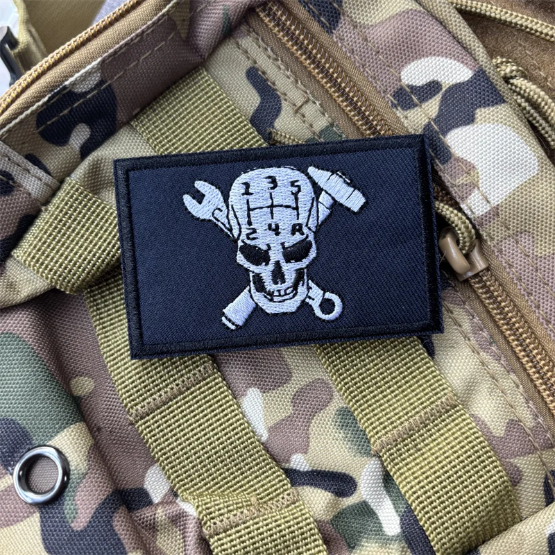 Parche con acabado textil para personalizar