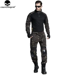 EMERSONGEAR EM6971 Uniforme táctico multi-cam negro con coderas