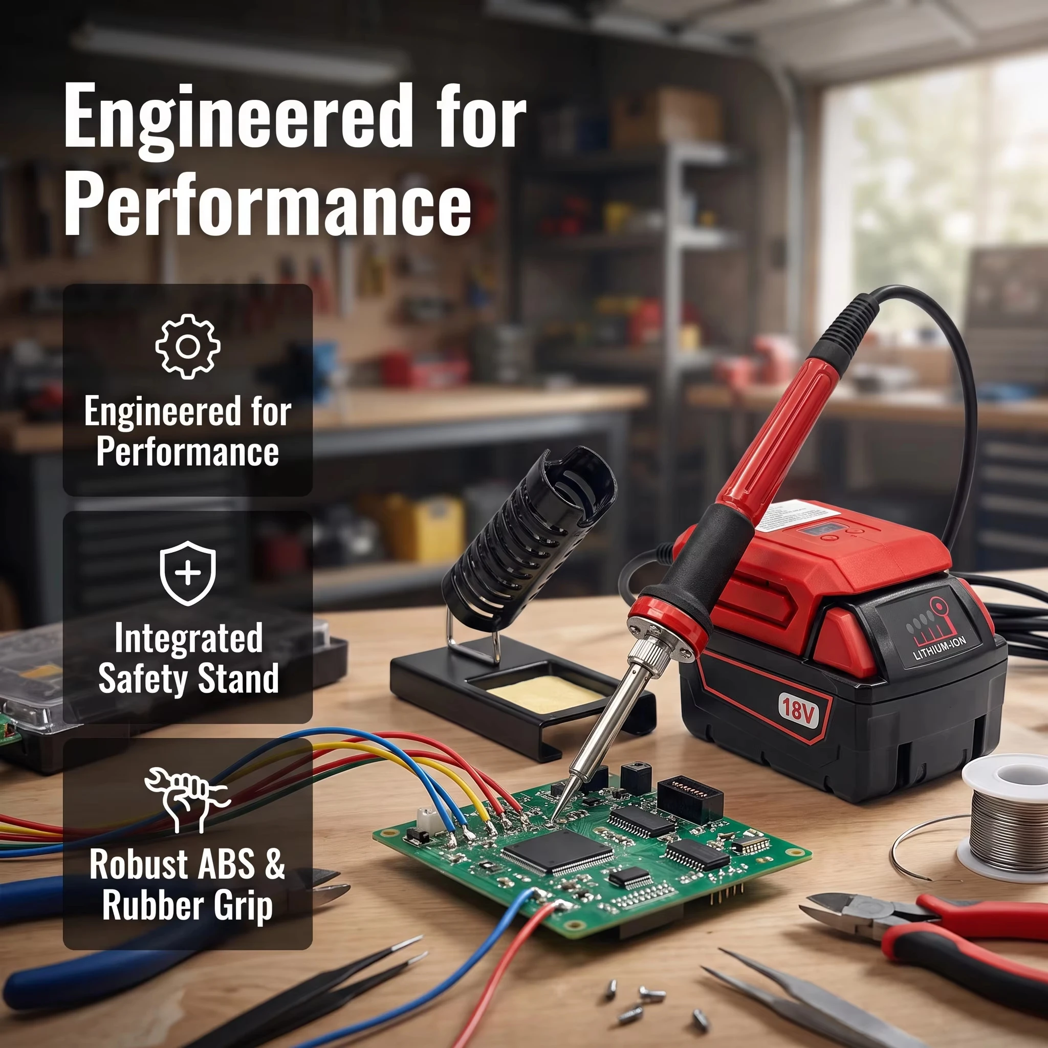 Milwaukee M18 estación de soldadura inalámbrica T12 con control digital - imagen 4