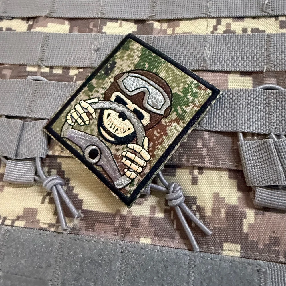 Monkey Morale parche táctico de chimpancé camuflaje con velcro - imagen 5