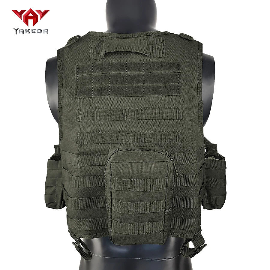 Chaleco táctico Yakeda con sistema MOLLE ajustable – Caza y outdoor - imagen 3
