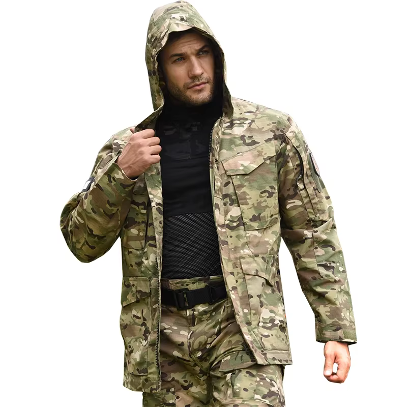 Chaqueta táctica HAN WILD impermeable con capucha - imagen 5