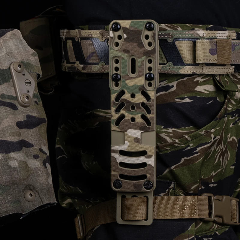 Adaptador funda de pistola modular para pierna Airsoft camuflaje - imagen 5
