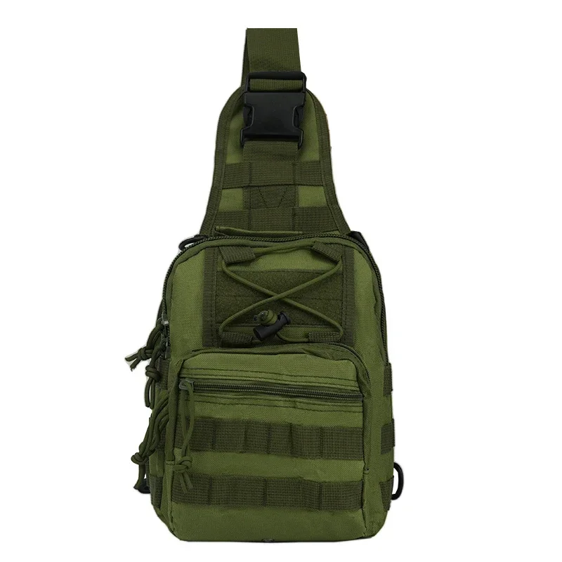 Bolsa táctica MOLLE para pecho con funda de pistola tipo bandolera - imagen 2